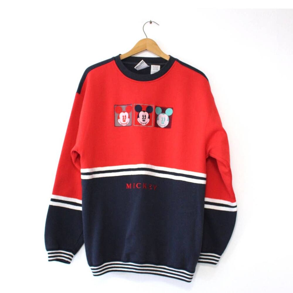 Vintage Walt Disney Mickey Mouse Sweatshirt Large